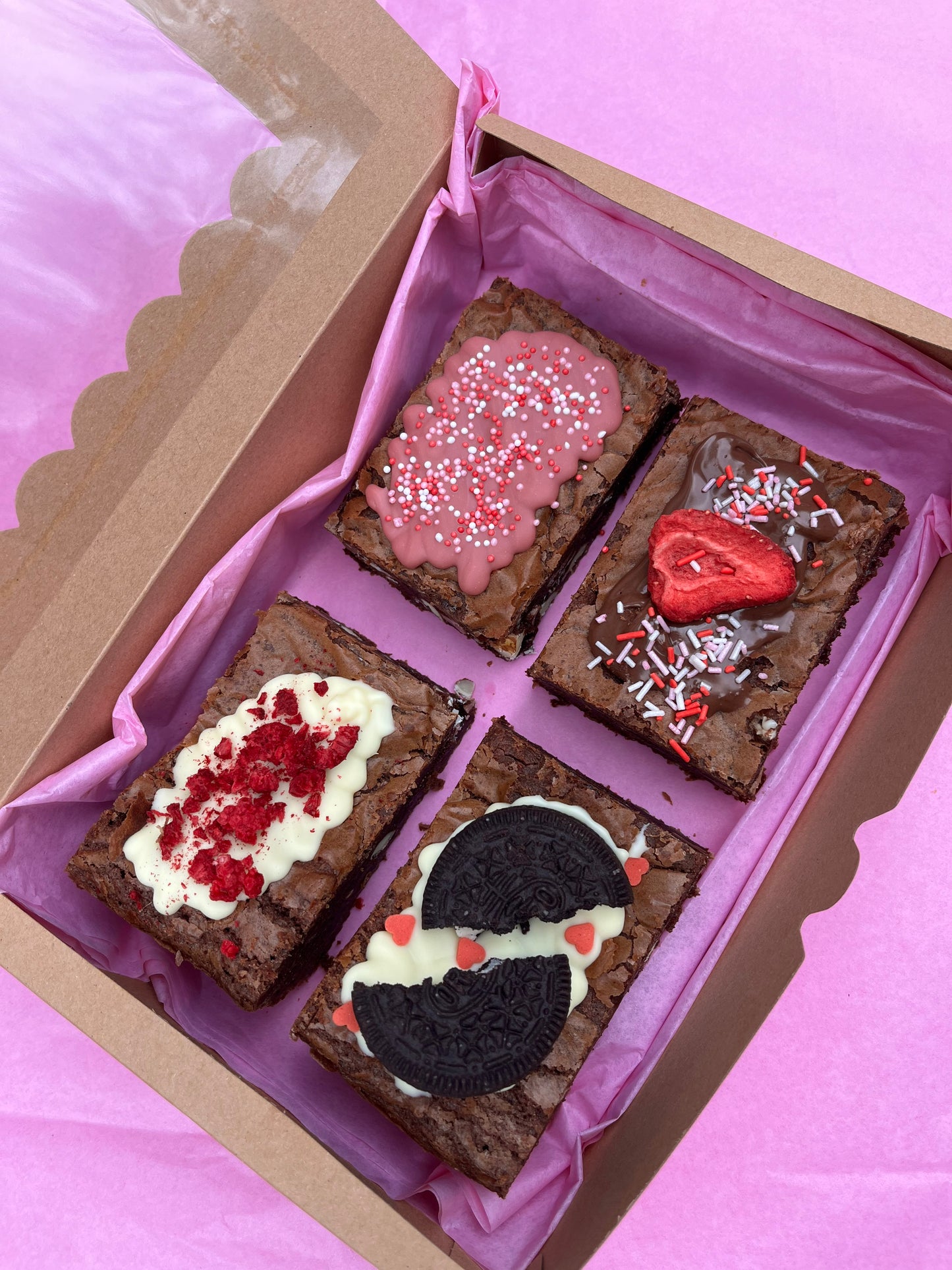 Valentines Brownie Box