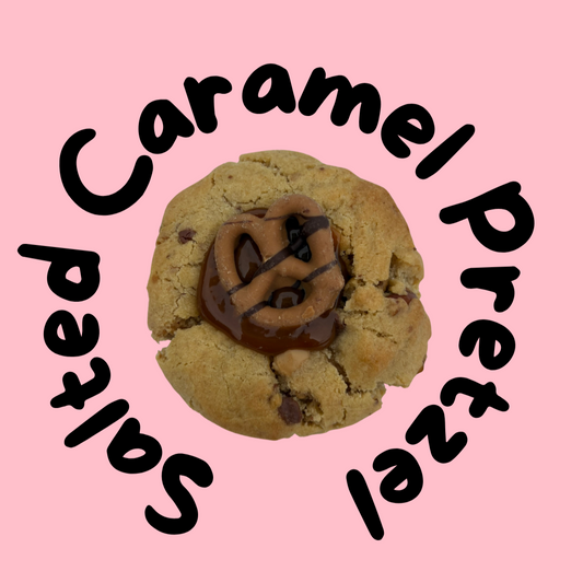 Salted caramel pretzel Cookie